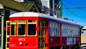 Red Line Riverfront Streetcar - New Orleans LA