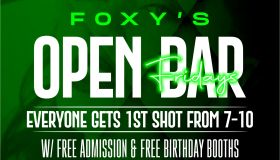 Foxy's Open Bar Friday