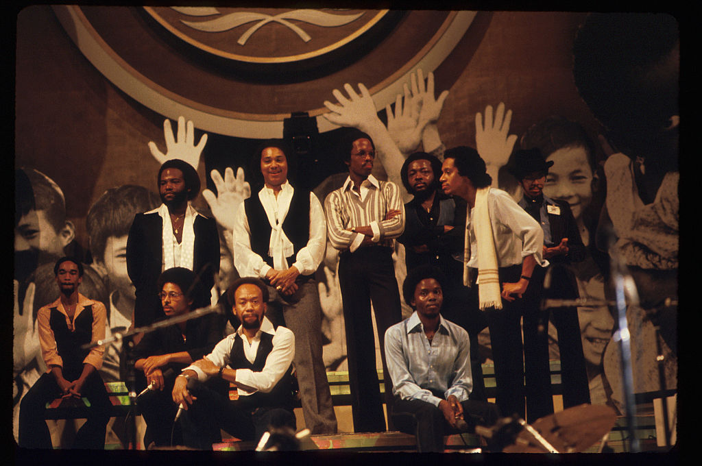Portrait of Musical Group Earth, Wind, and Fire