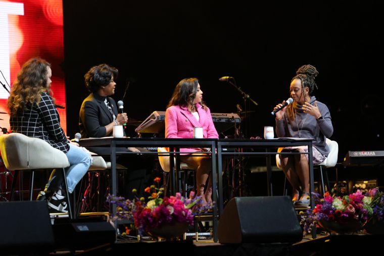 The Ladies of Radio One With Raleigh City Manager, Marchell Adams-David
