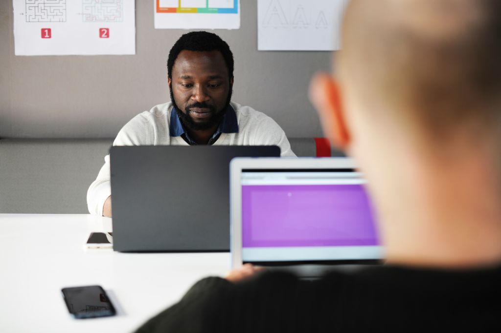 Meeting on Laptop