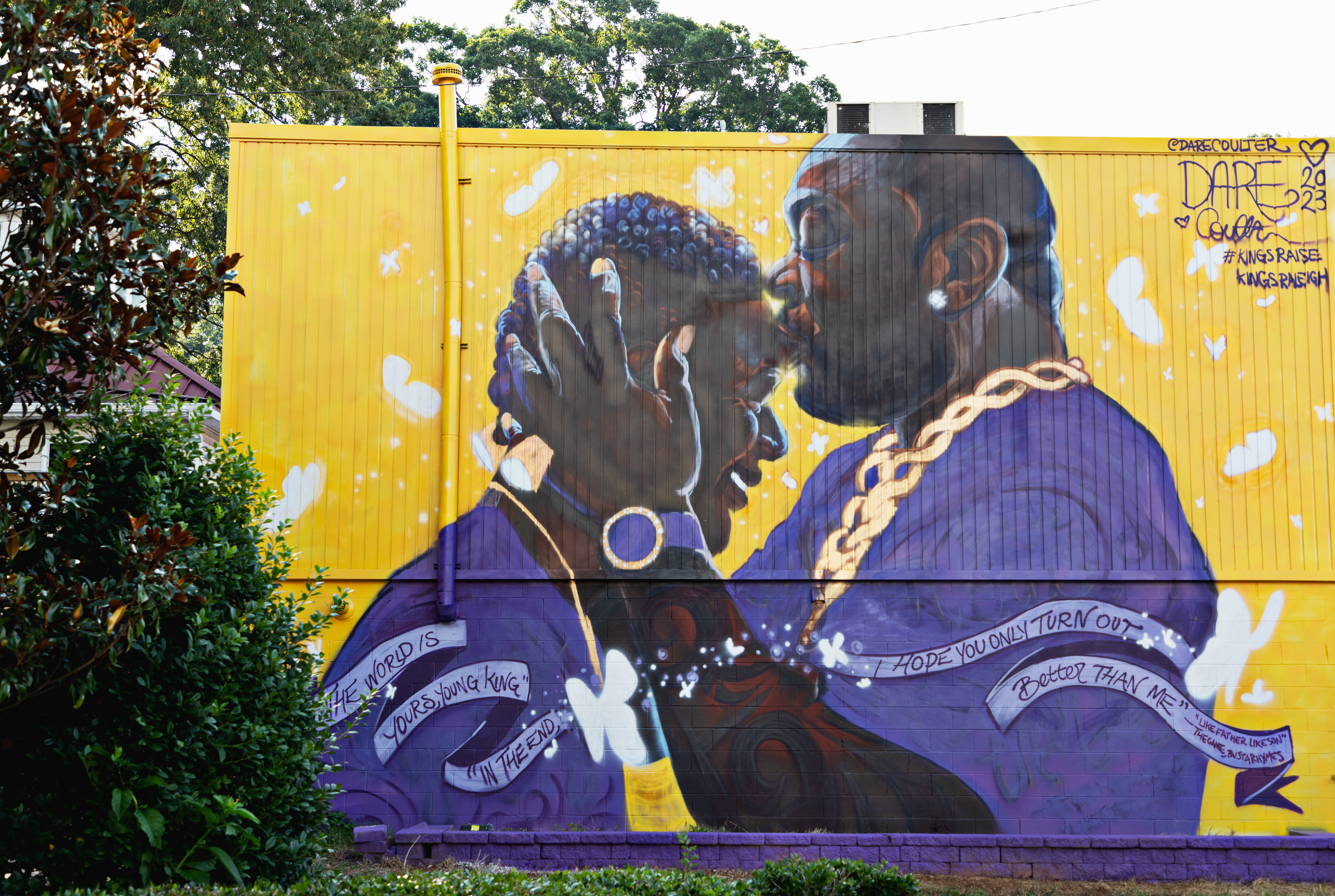 Busta Rhymes-Inspired Mural in Raleigh