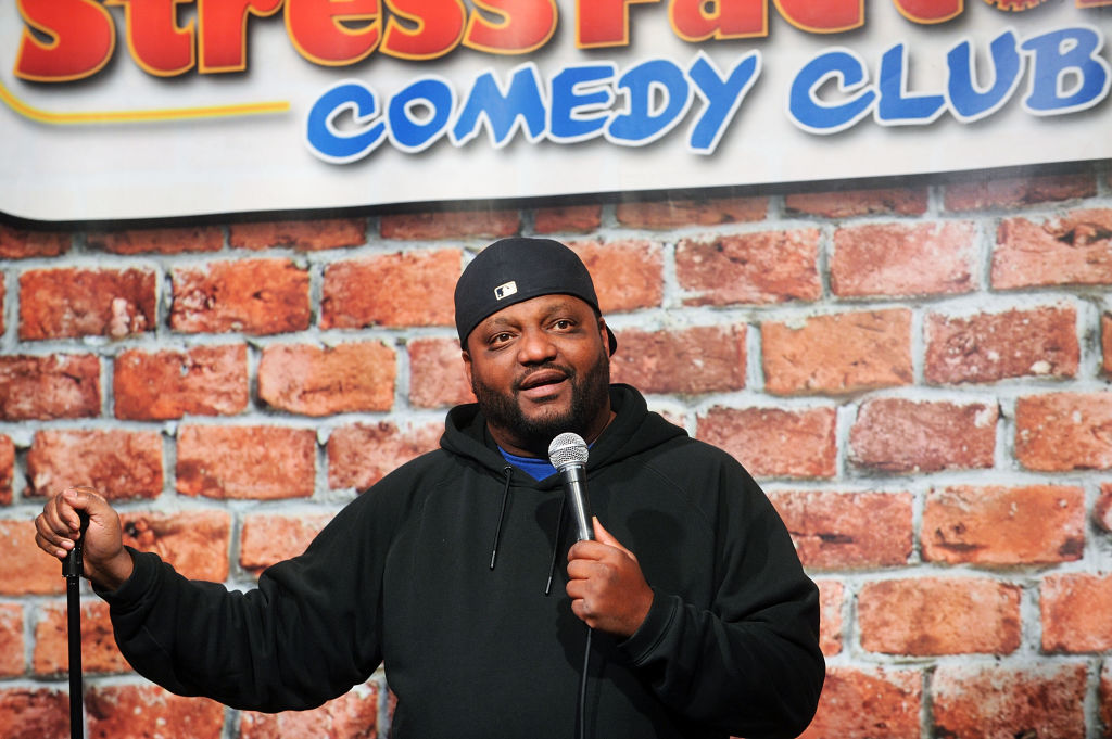Aries Spears Performs At The Stress Factory Comedy Club