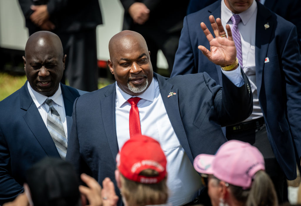 ASHEBORO, N.C. AUGUST 21: North Carolina Republican candidate