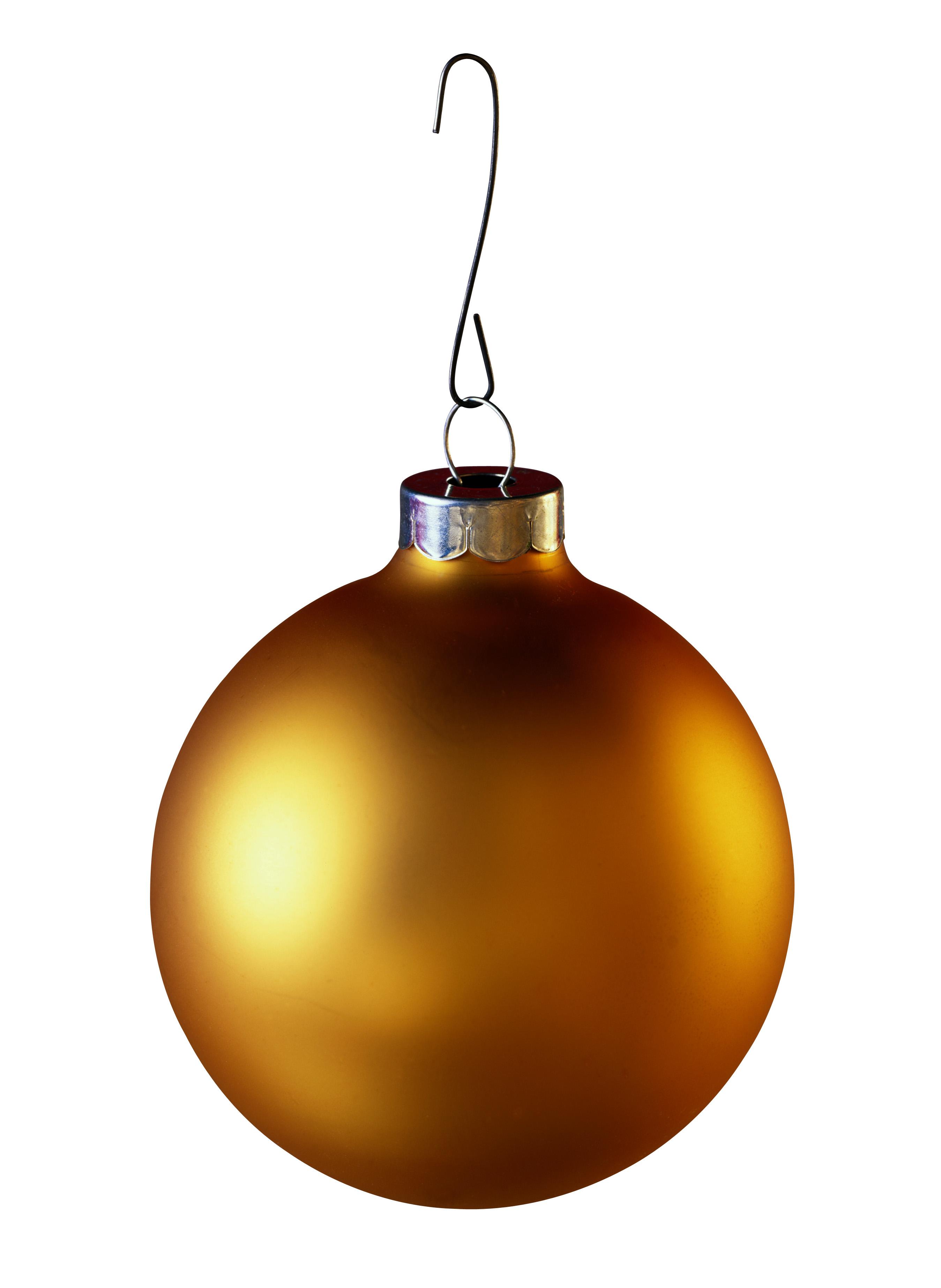 Gold Christmas Ornament