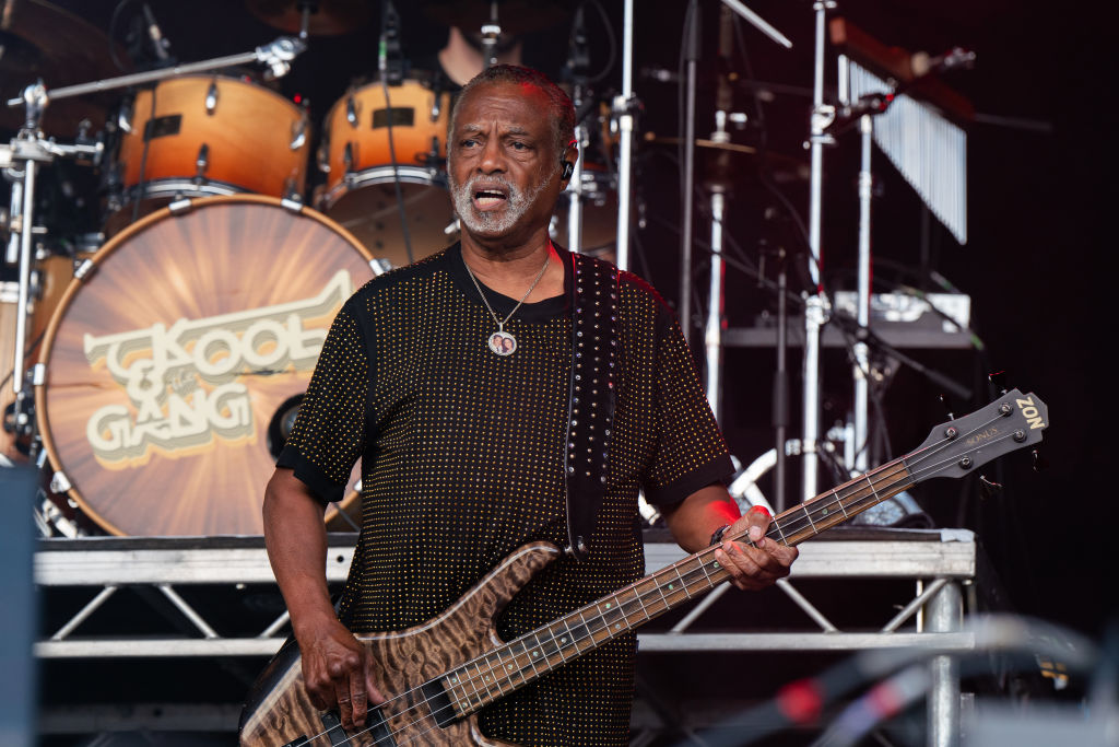 Robert Kool Bell of Kool & The Gang seen performing live on...
