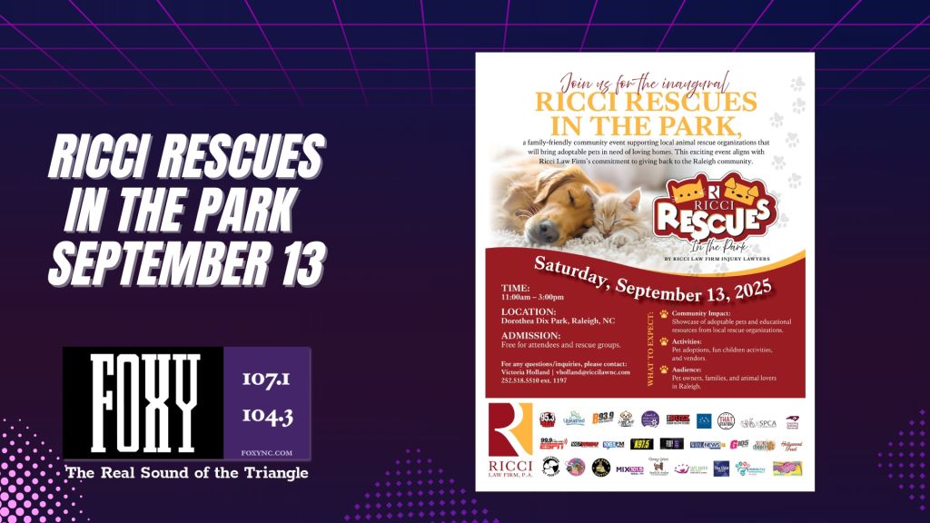 Ricci Rescues In The Park Flyer