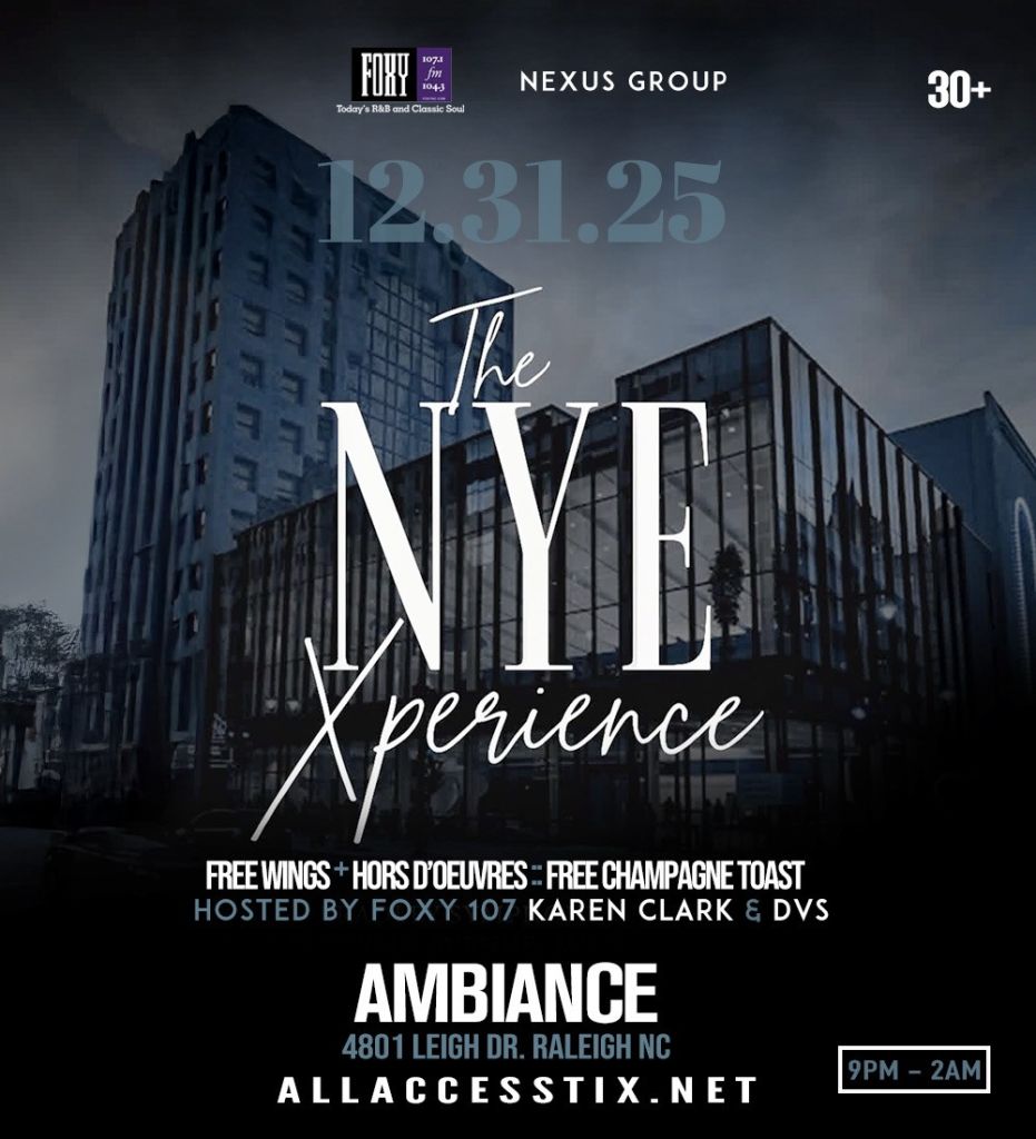 New Year's Eve Ambiance Raleigh Flyer