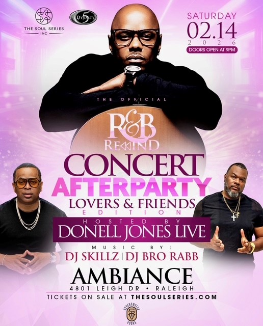 THE OFFICIAL CONCERT AFTERPARTY HOSTED BY DONELL JONES