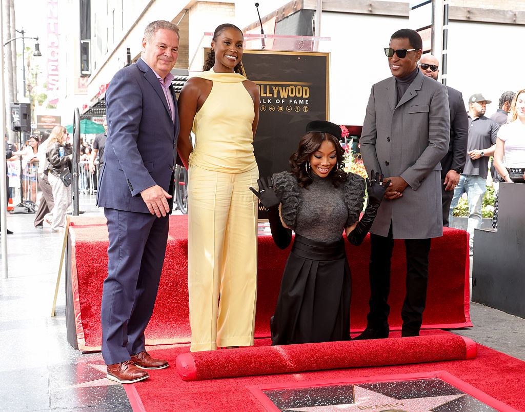 Brandy Honored With A Star On The Hollywood Walk Of Fame