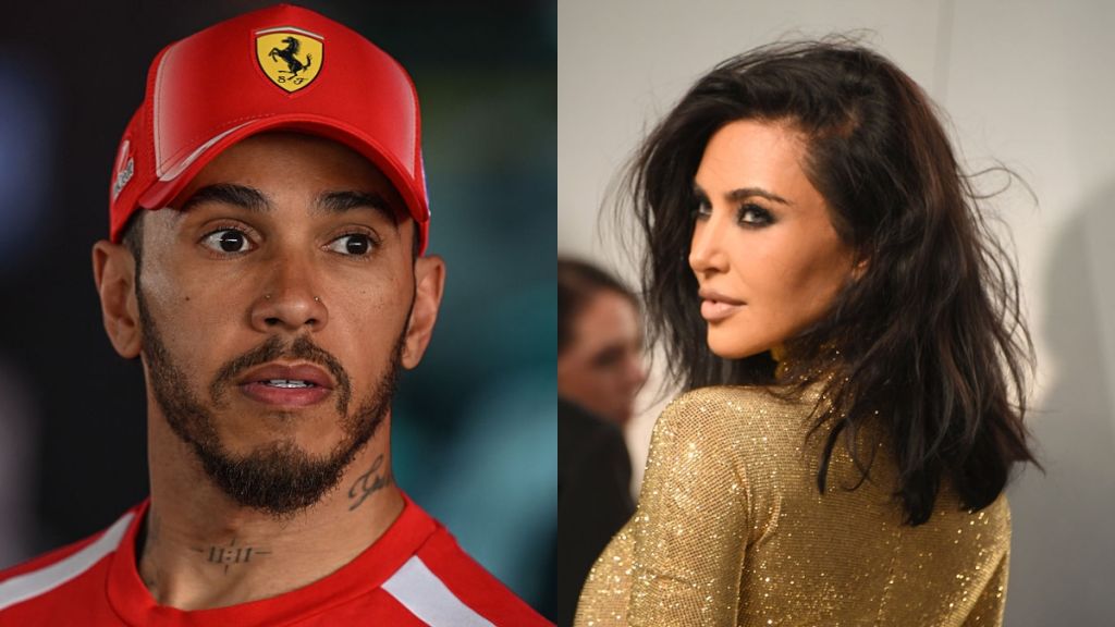 Lewis Hamilton and Kim Kardashian