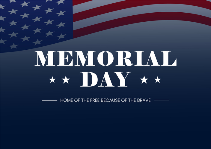 Memorial Day Sign, Background, Poster, Banner