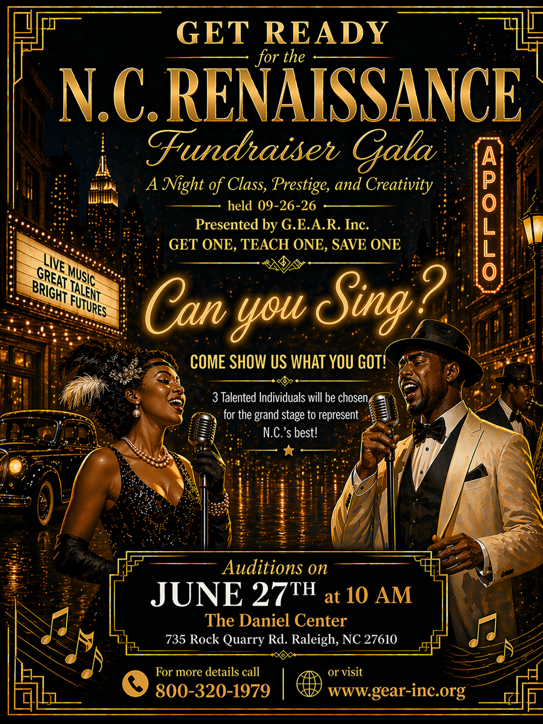 G.E.A.R. Inc -NC RENAISSANCE GALA