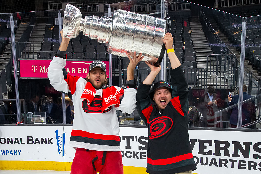 NHL: JUN 14 Stanley Cup Final Hurricanes at Golden Knights